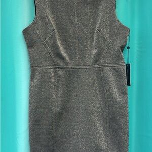 New size 10 Tommy Hilfiger silver shimmery Sleeveless mini Dress